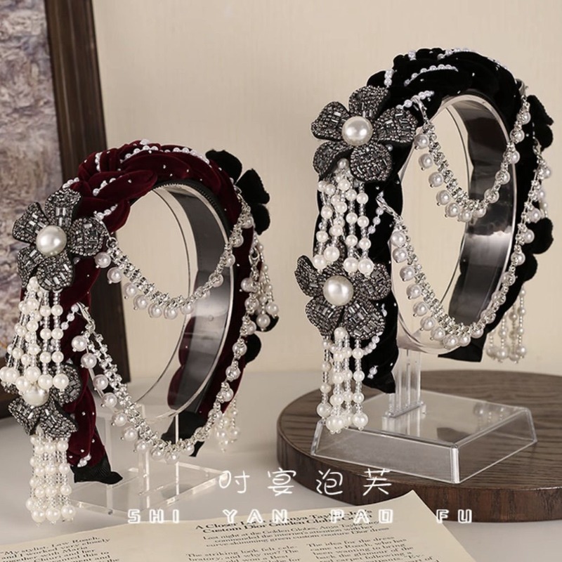 Good Floral & Wedding Decor Supply - Fascia per capelli etnica floreale in