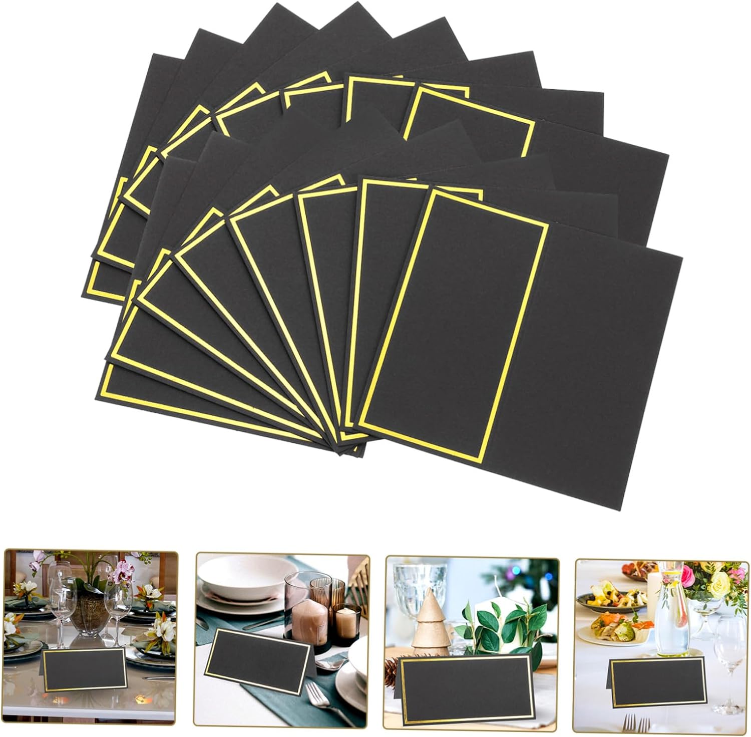 Table Number Gold - 10/20/50pcs Oro Nero Nome Segnaposto Segnaposto
