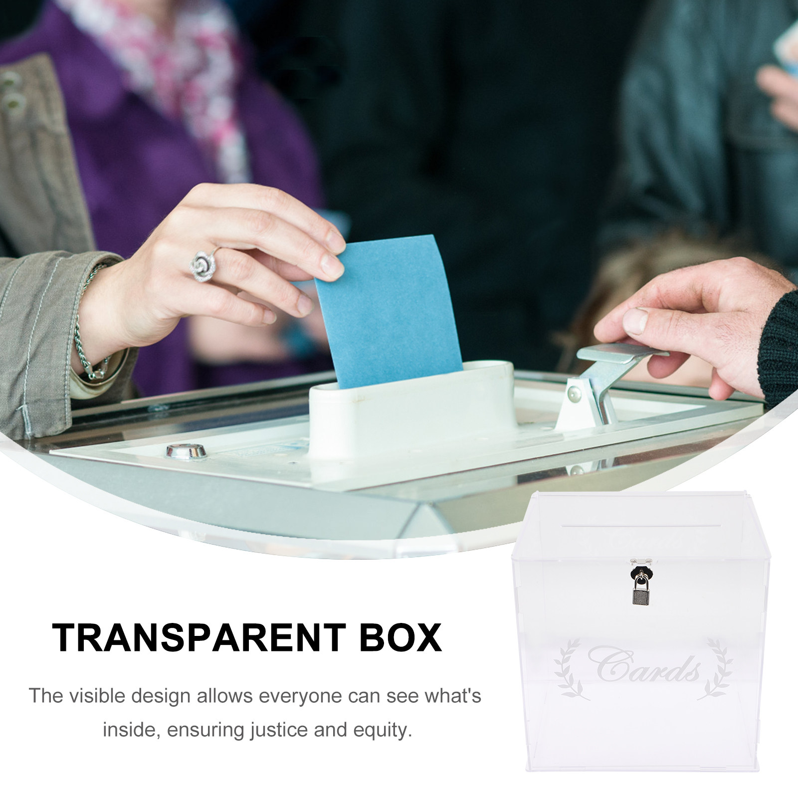 Scatola trasparente in acrilic - Wedding Card Box recensione e prezzo